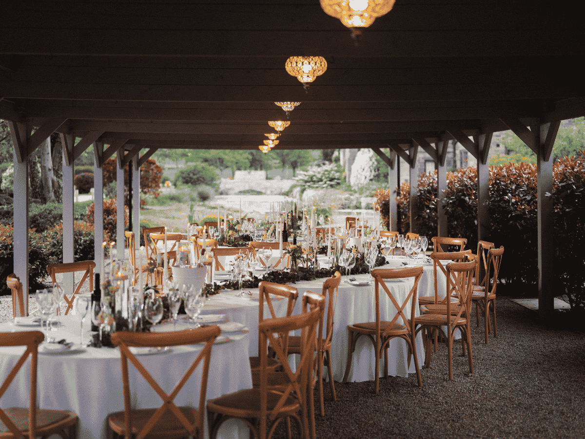 The Astley Pergola at Brinsop Court in Herefordshire