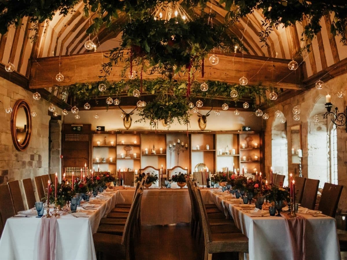 The Banqueting Hall at Brinsop Court in Herefordshire