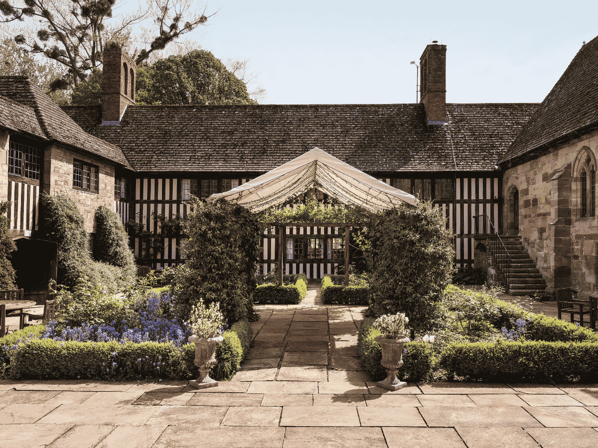 The Courtyard at Brinsop Court in Herefordshire
