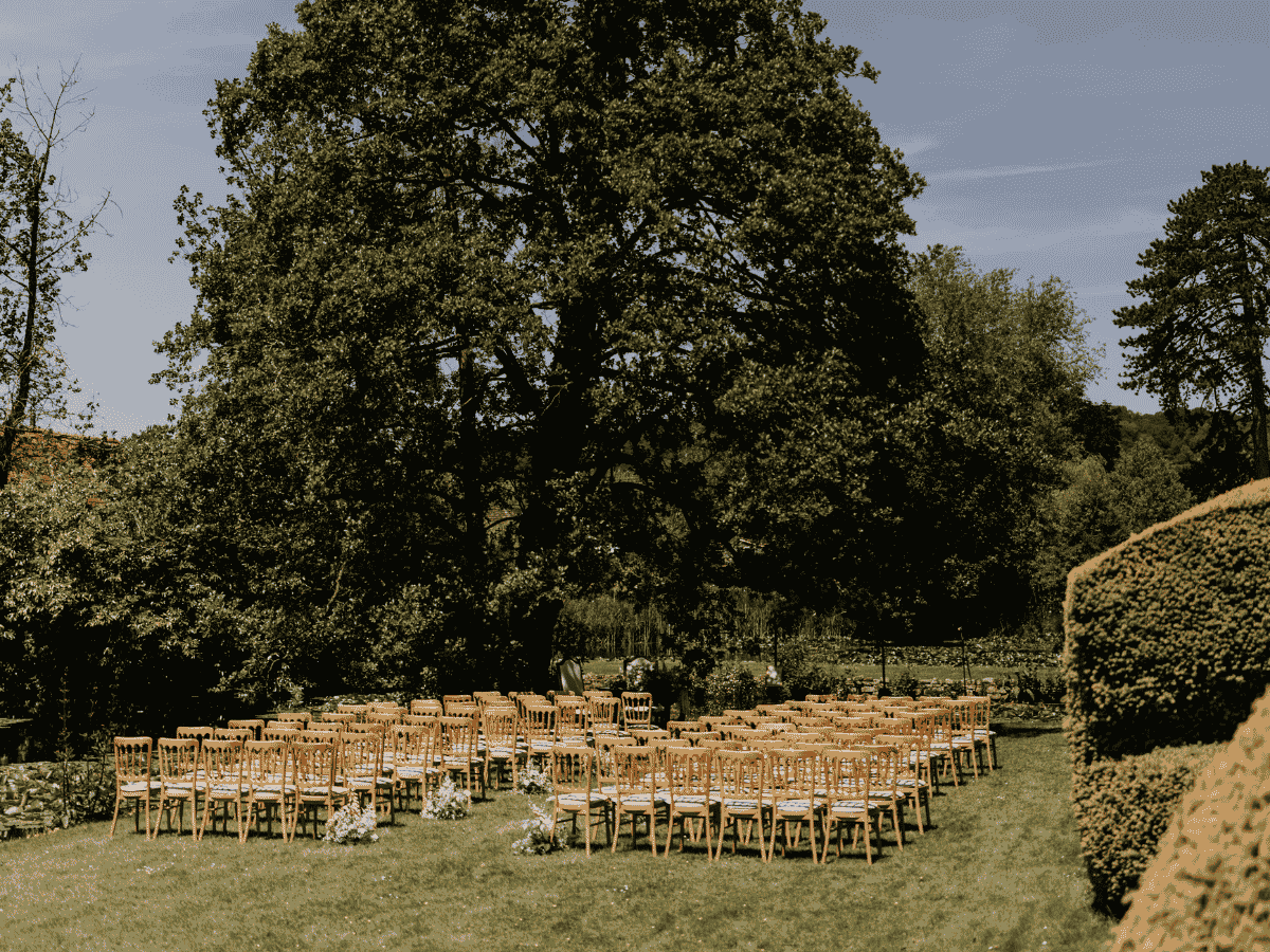 The Wordsworth Lawn at Brinsop Court in Herefordshire