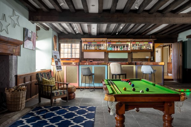 The manor house games room